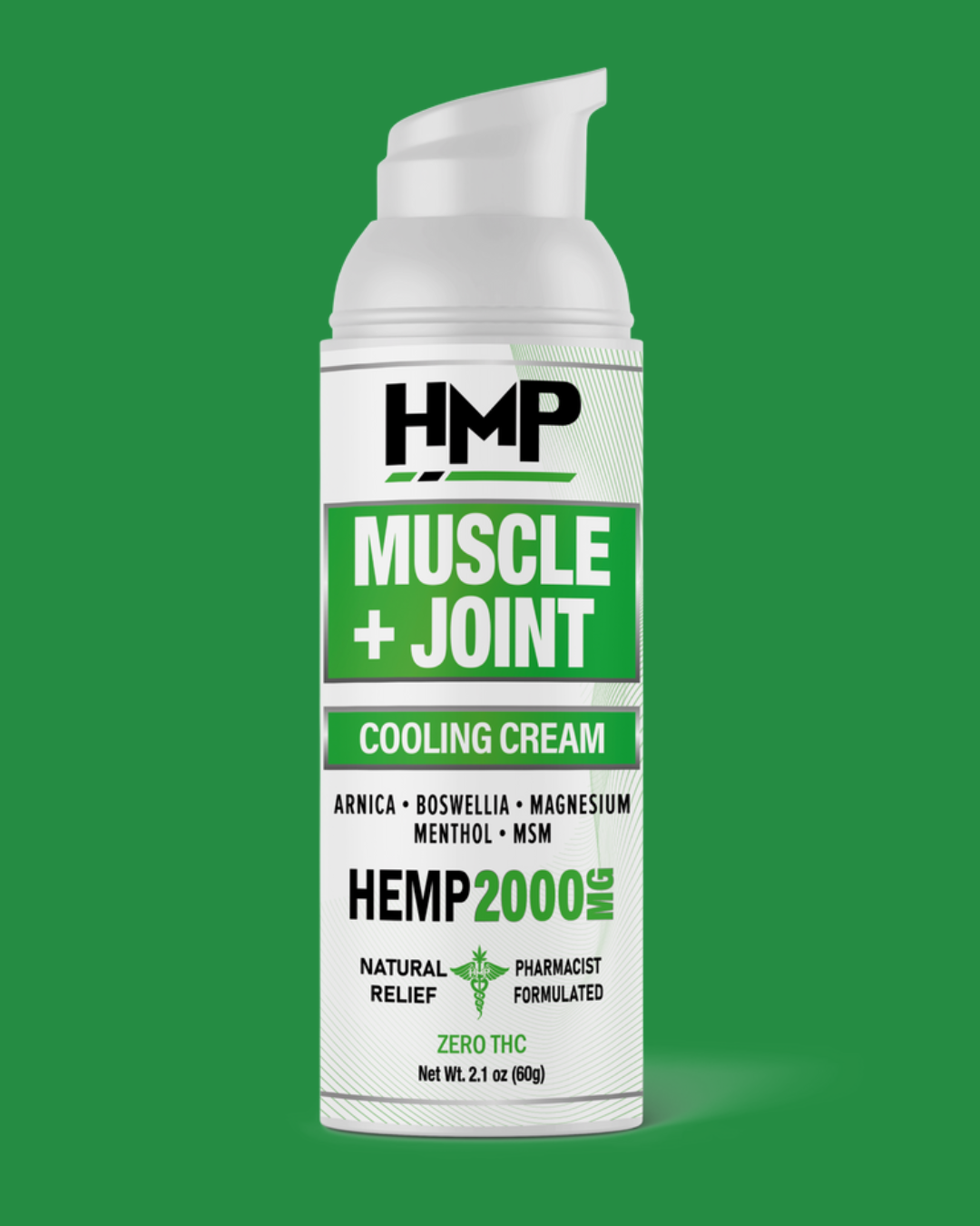 HEMP CREAM – MUSCLE & JOINT – 2000MG (2.1oz)