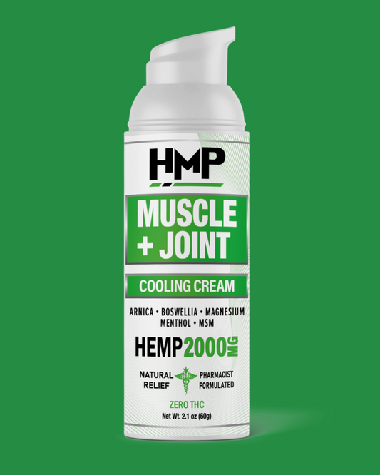HEMP CREAM – MUSCLE & JOINT – 2000MG (2.1oz)