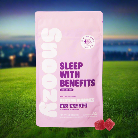 Snoozy Sleep W/Benefits - Bedtime Gummies: MICRODOSE (20 pack)