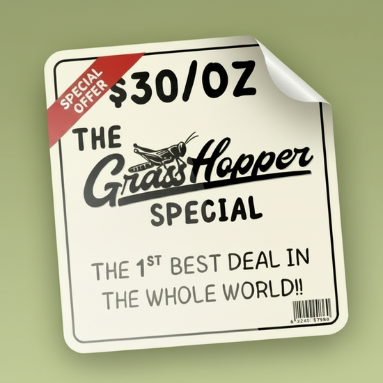 $30/oz - *GRASSHOPPER SPECIAL* Type 1 Hemp Flower