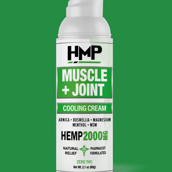 HEMP CREAM – MUSCLE & JOINT – 2000MG (2.1oz)