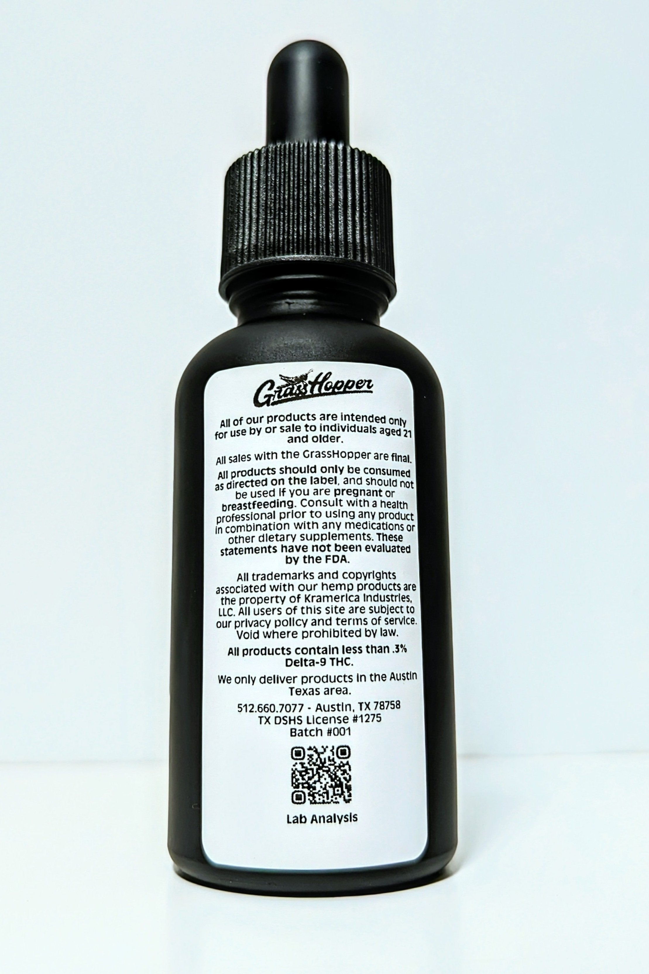 THC/MCT Oil Tincture