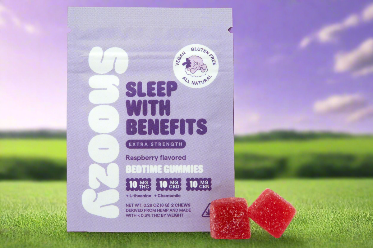 Snoozy Sleep W/Benefits - Bedtime Gummies: EXTRA STRENGTH (2 PACK)