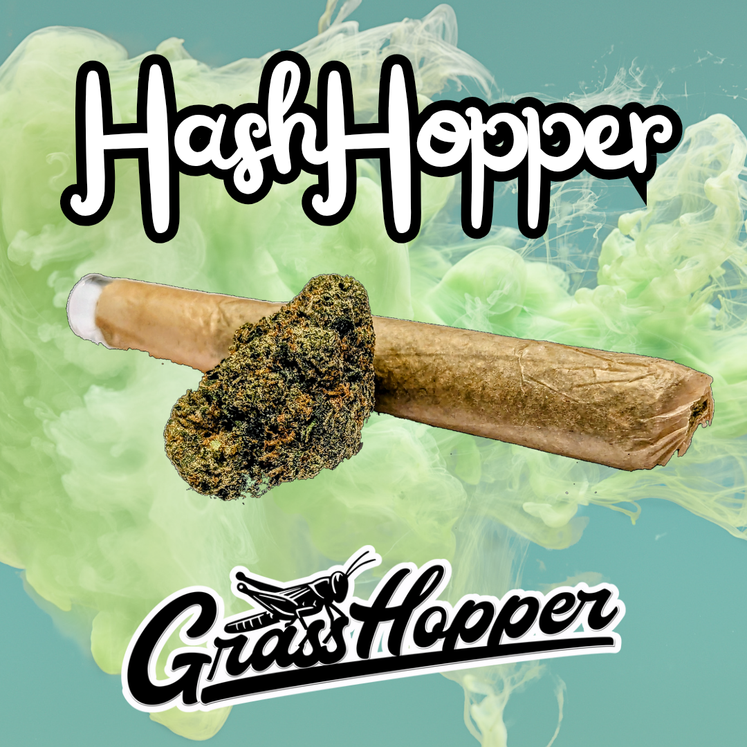 HashHopper - Hemp Flower/Moroccan Hash (Gelato Cake)